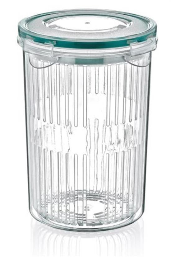 Nuvia Home® Zeytin Turşu Sebze Yıkama Kutusu Klipsli Kapaklı Saklama Kabı