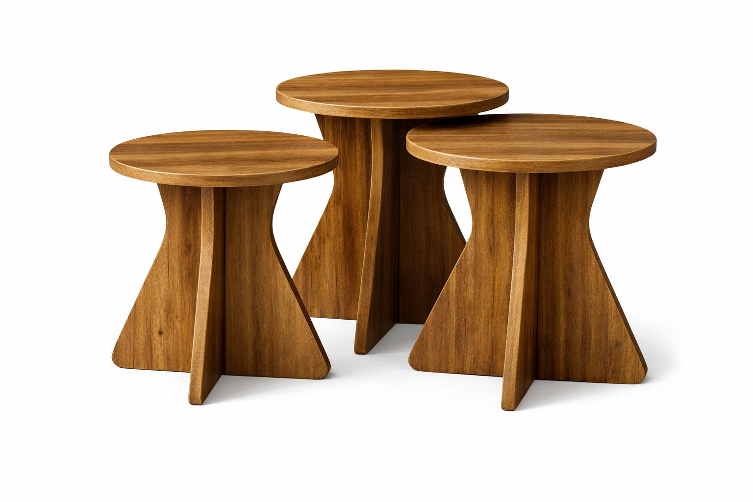 Garda Ceviz Darbuka Zigon Sehpa Takımı