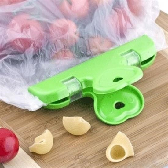 Nuvia Home® 2li Pratik Torba Paket Ve Poşet Kapatıcı Kilitli Klips Mandal