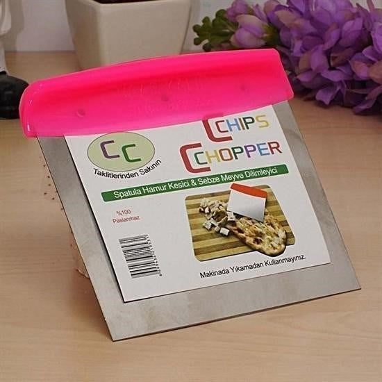 Nuvia Home® Çelik Hamur Kesici Kazıyıcı Pasta Kek Dekorasyon Spatula Aleti