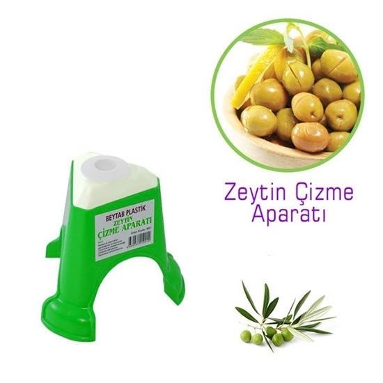 Nuvia Home® Kolay Zeytin Dilme Çizme Aparatı Pratik Kolay Zeytin Çizici Alet