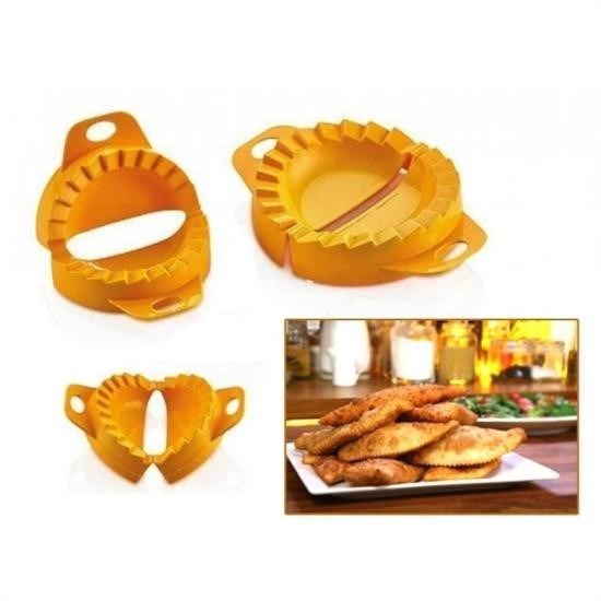 Nuvia Home® 3lü Çiğ börek kurabiye Hamur İşi Ravioli Kesme Kalıbı Aparatı