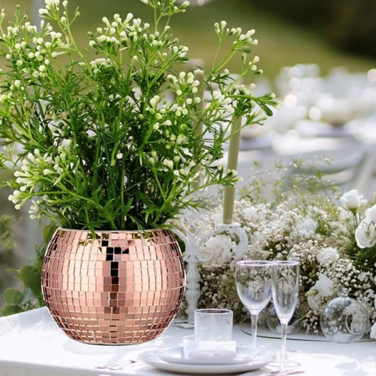 Nuvia Home® Kare Bronz Cam Mozaik Fayans Çıkartmaları El İşi Kare Cam Fayans Kendinden Yapışkanlı Aynalı Dekor Panel 30x30 Cm