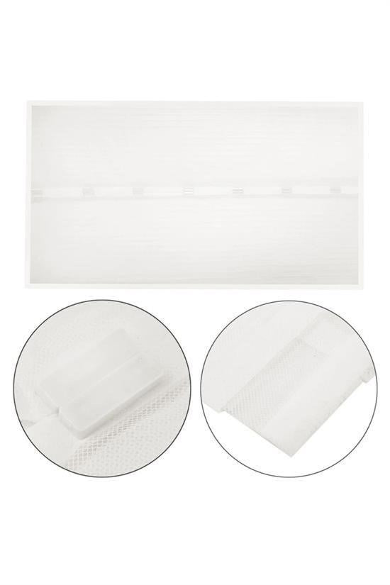 Nuvia Home® Pratik Manyetik Mıknatıslı Beyaz Kapı Pencere Sinekliği Tülü 90 x 210 cm