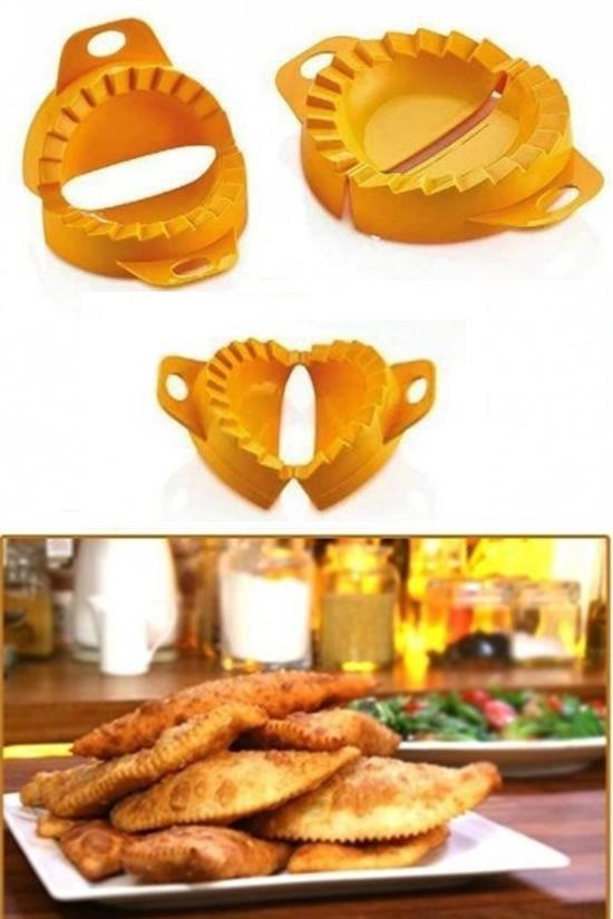 Nuvia Home® 3lü Çiğ börek kurabiye Hamur İşi Ravioli Kesme Kalıbı Aparatı