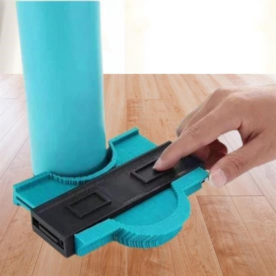 Nuvia Home® Çok Fonksiyonlu Plastik Kontur Ölçüm Cihazı Ahşap Fayans Şekillendirme Kalıbı