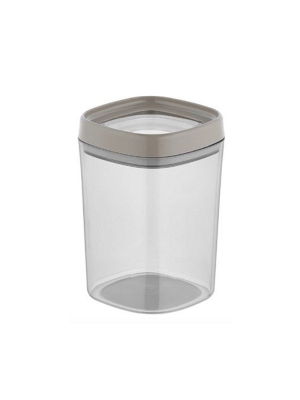 Orta Boy Hava Kilitli Saklama Kabı 1 Lt – Bej Kapak