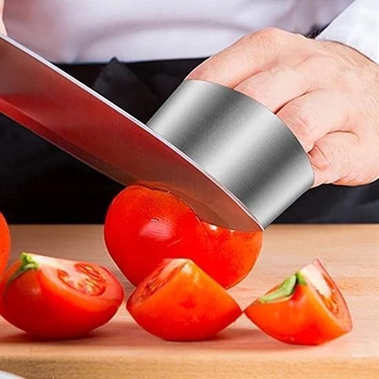 Nuvia Home® 2li Metal Parmak Koruyucu Hızlı ve Güvenli Kesme Paslanmaz Çelik Koruyucu Aparat