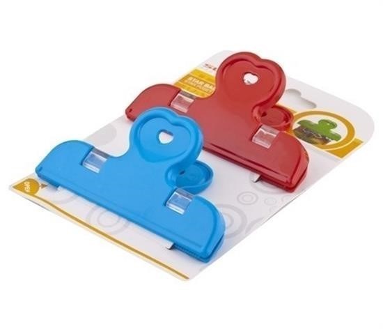 Nuvia Home® 2li Pratik Torba Paket Ve Poşet Kapatıcı Kilitli Klips Mandal