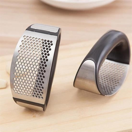 Nuvia Home® Yeni Sarımsak Ezici Paslanmaz Çelik Garlic Press