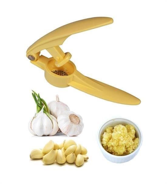 Nuvia Home® Pratik Kolay Yıkanabilir Sarımsak Ezme Aparatı Sarımsak Ezici Pres