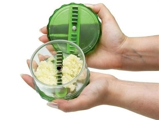 Nuvia Home® Pratik Sarımsak Ezme Doğrama Rendeleme  Öğütme Aleti Aparatı