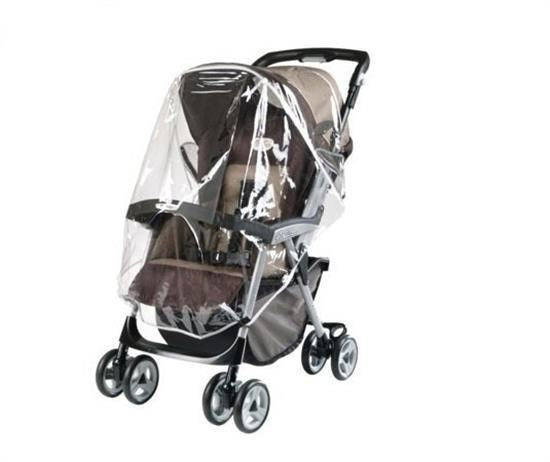 Nuvia Home® Bebek Arabası Puset Şeffaf Yağmurluk Rüzgar Engelleyici Muşamba