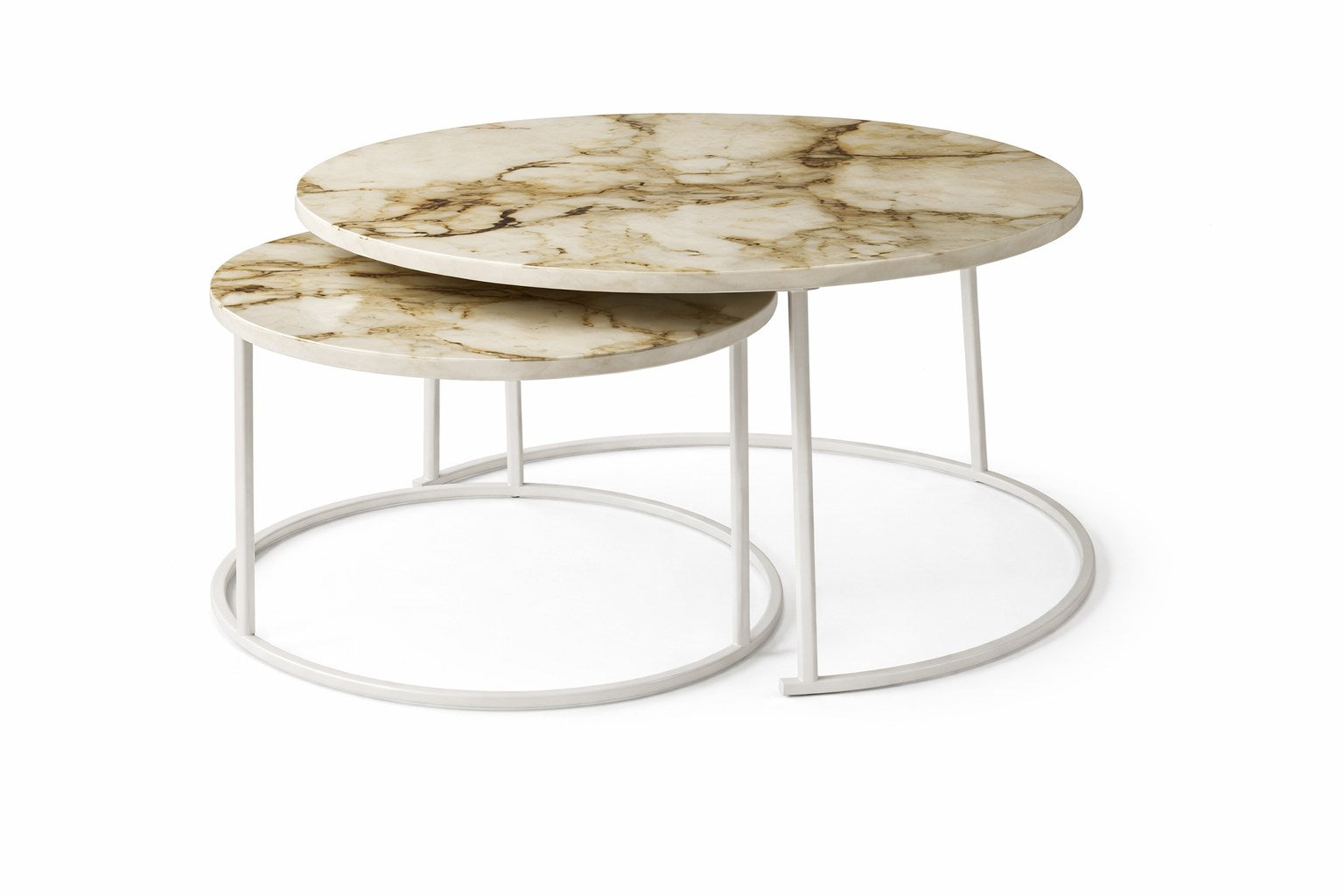 Efes Beyaz Yavrulu Orta Sehpa Takımı