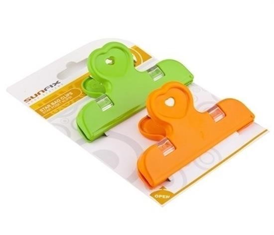 Nuvia Home® 2li Pratik Torba Paket Ve Poşet Kapatıcı Kilitli Klips Mandal