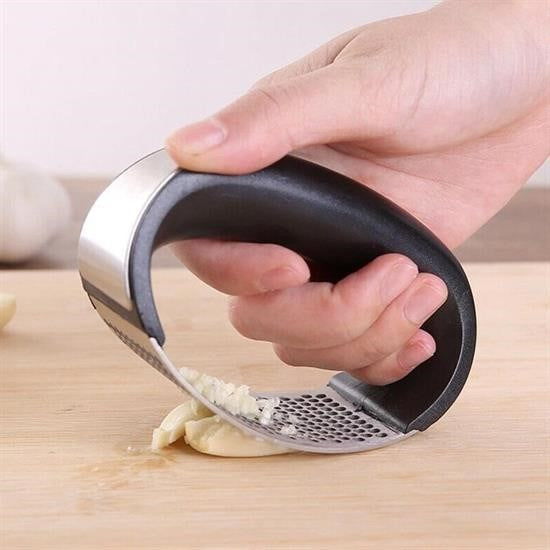 Nuvia Home® Yeni Sarımsak Ezici Paslanmaz Çelik Garlic Press