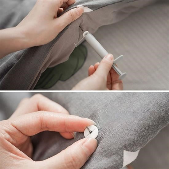 Nuvia Home® Yorgan Kılıfı Ve Çarşaf Tutucu Sabitleyici Düğme Kiti