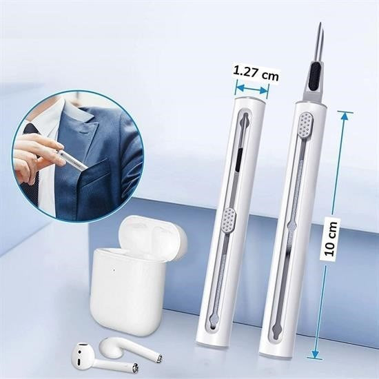 Nuvia Home®  Çok Amaçlı Yumuşak Fırçalı Kablosuz Kulaklıklar İçin Kulaklık Temizleme Kiti