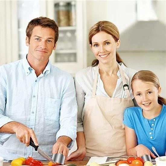 Nuvia Home® 2li Metal Parmak Koruyucu Hızlı ve Güvenli Kesme Paslanmaz Çelik Koruyucu Aparat