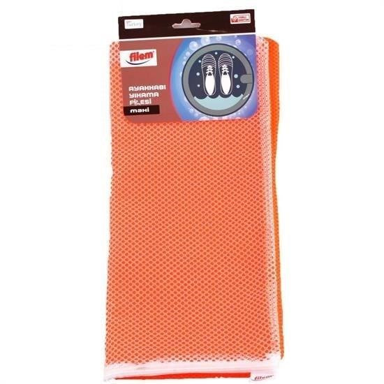 Nuvia Home® Çamaşır Makinesi İçinde Ayakkabı Terlik Yıkama Filesi  Fermuarlı